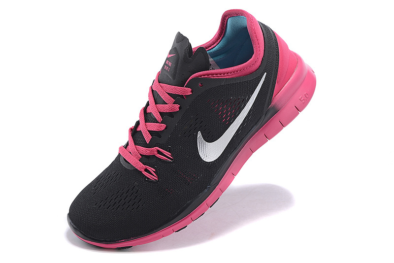 basket nike noir et rose femme