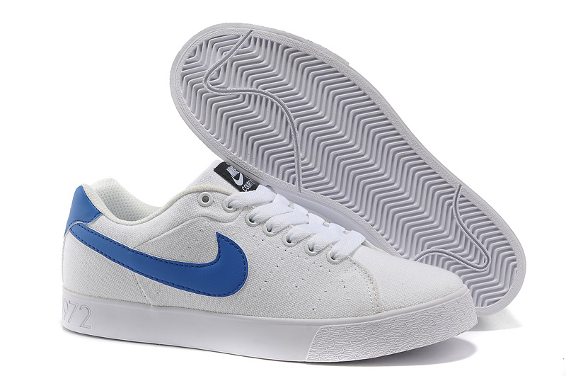 nike blanche et bleu